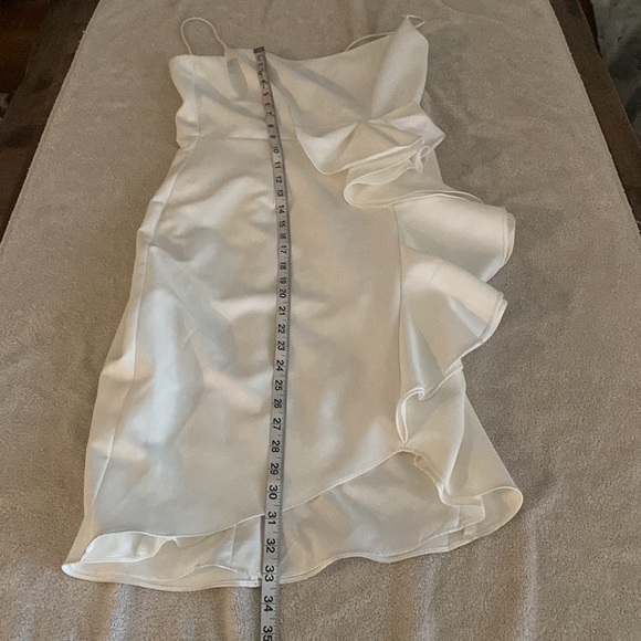 Aidan by Aidan Mattox by y Anthropologie stunning luxury cascade sheath dress. - Picture 9 of 13